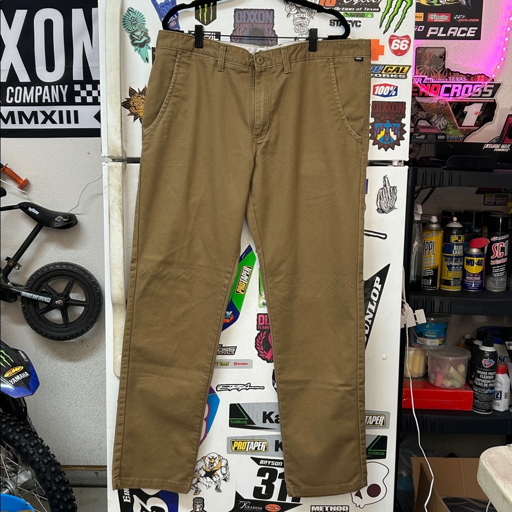 Vans Men's Khaki Chinos | Size 38 Regular